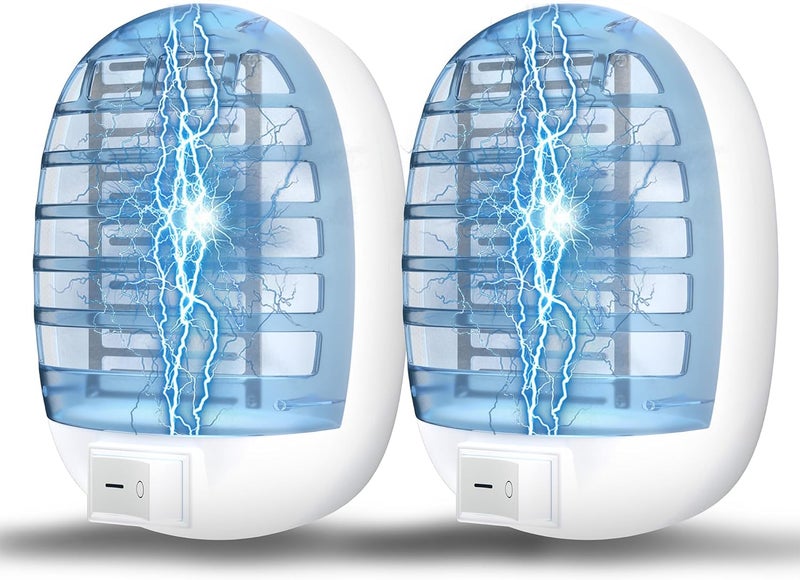 NYATNO 2 Packs Indoor Bug Zappers, Fly Traps for Indoors, Insect Traps for Home Mosquito Killer - Image 1